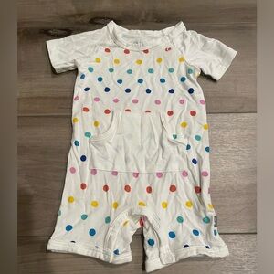 Kyte Baby Shortall in OG Polka Dot